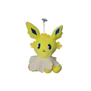 Pokemon Jolteon Eevee Plush 9" H Stuffed Animal with Hanging Suction Cup